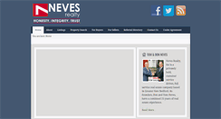 Desktop Screenshot of nevesrealty.com
